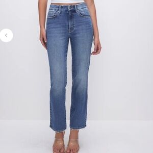 Good American Always Fits Good Legs Straight Jeans